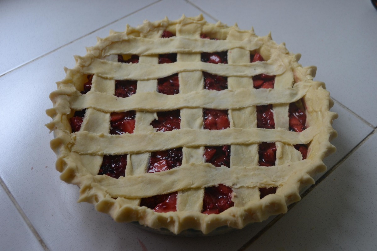 Sensational Triple Berry Pie image