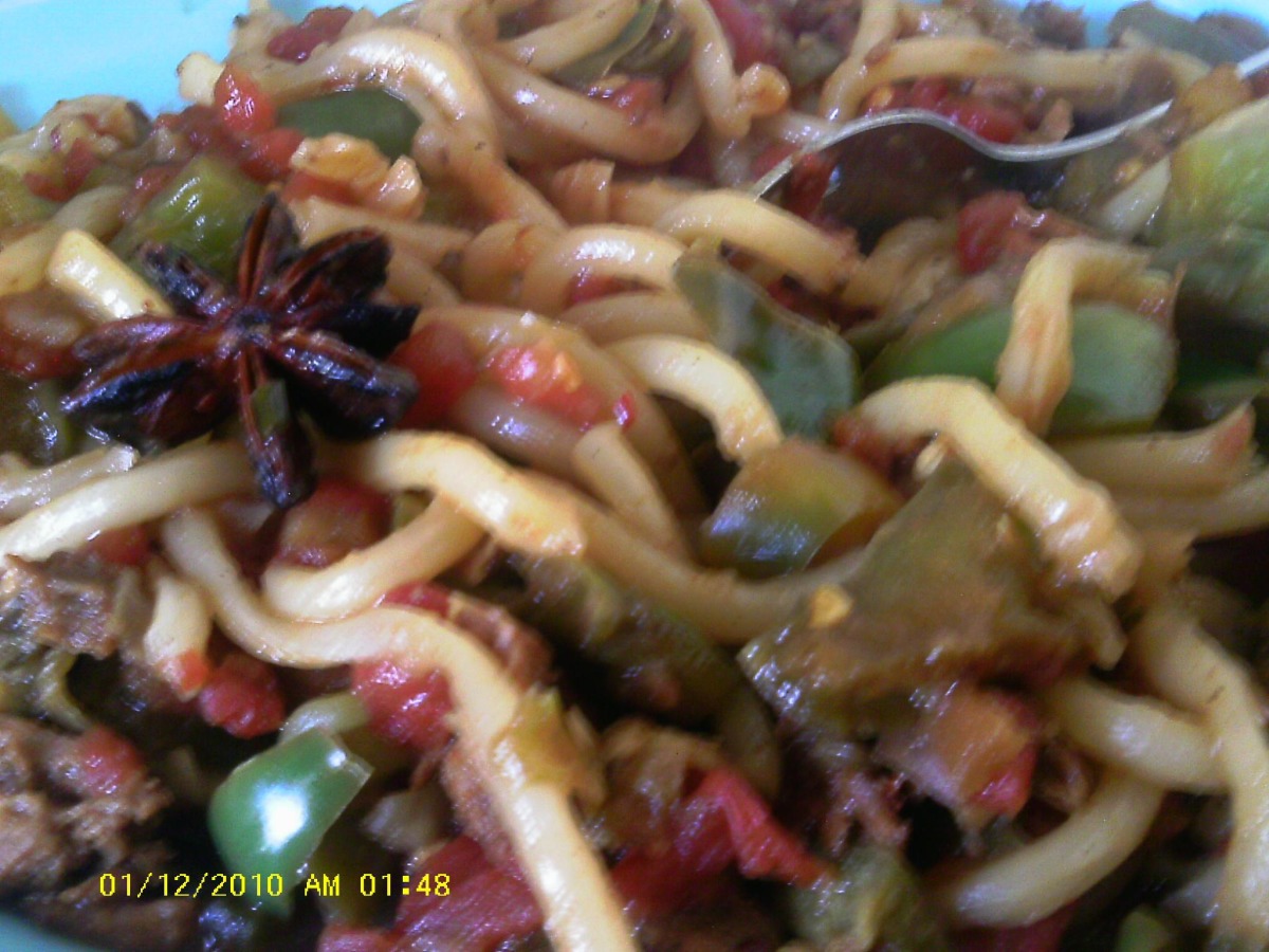 Uyghur Laghman Pulled Noodle Sauce image