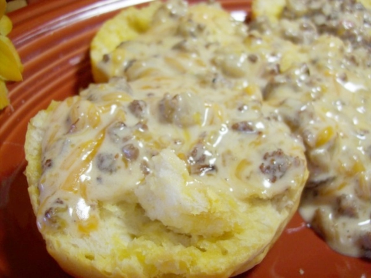 Quick, Easy and Spicy Sausage Gravy over Grits or Biscuits image