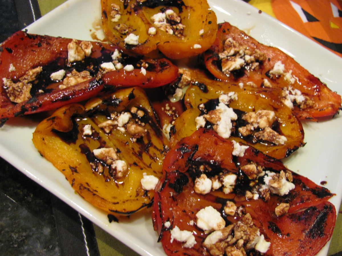 Grilled Rainbow Peppers (Salad) image