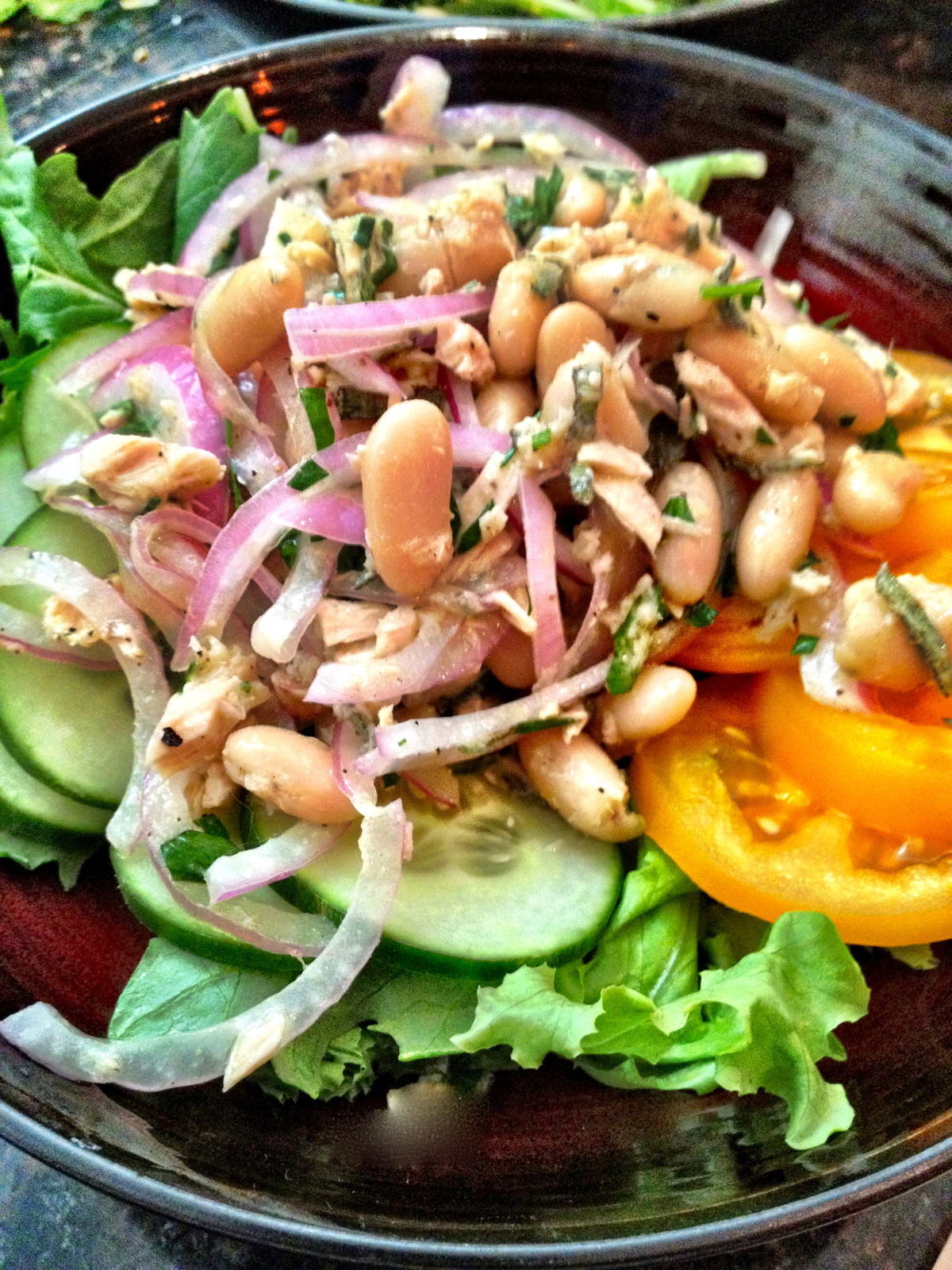 Healthy and Tasty White Bean and Tuna Salad image