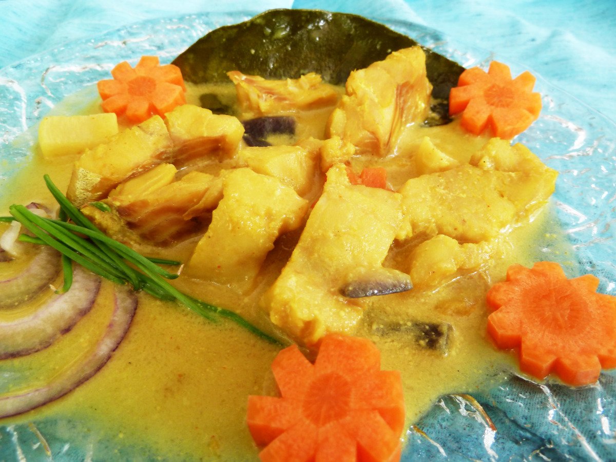 Cambodian-Style Fish Poached in Coconut Milk-image