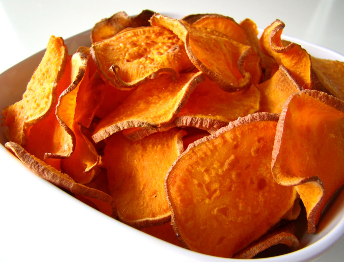 The Realtor's Baked Sweet Potato Chips image