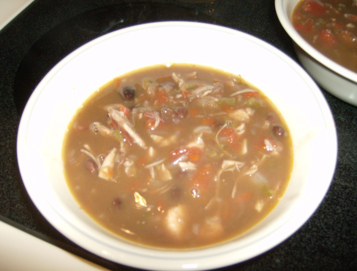Southwest Chicken Black Bean Soup image