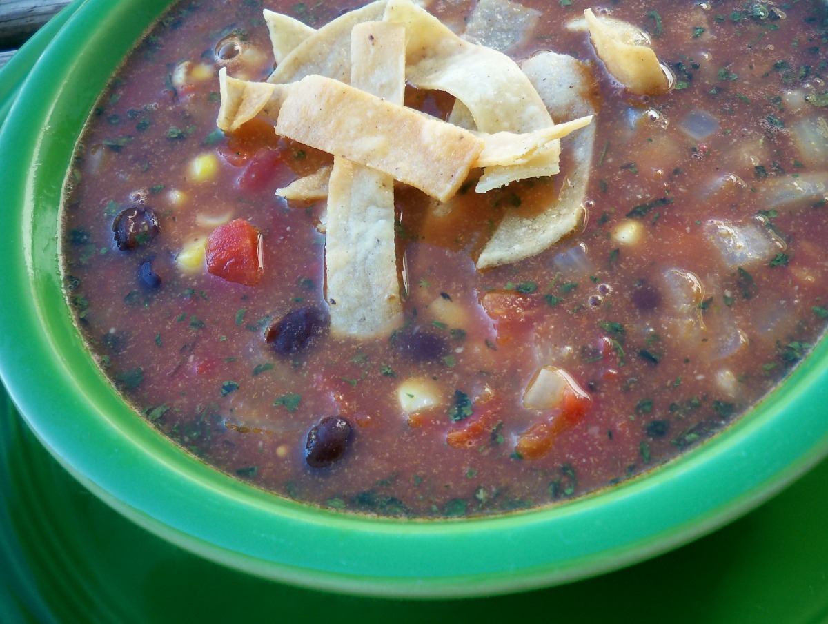 Black bean tortilla best sale soup instant pot