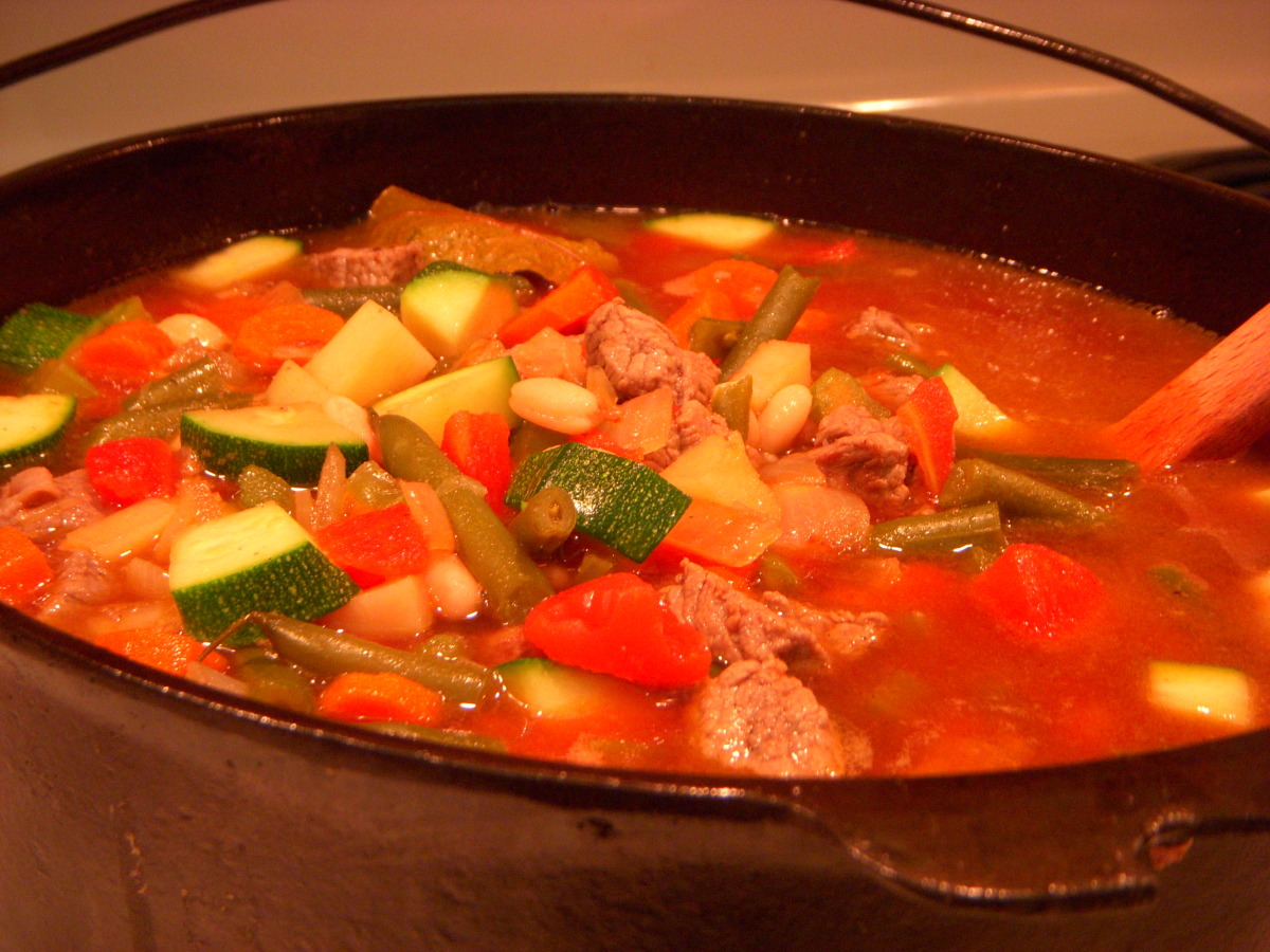 Beef Minestrone Soup image