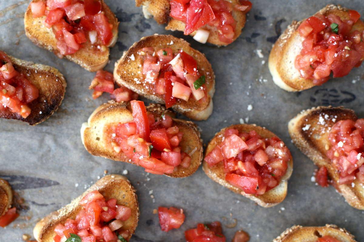 Tomato and Basil Bruschetta image