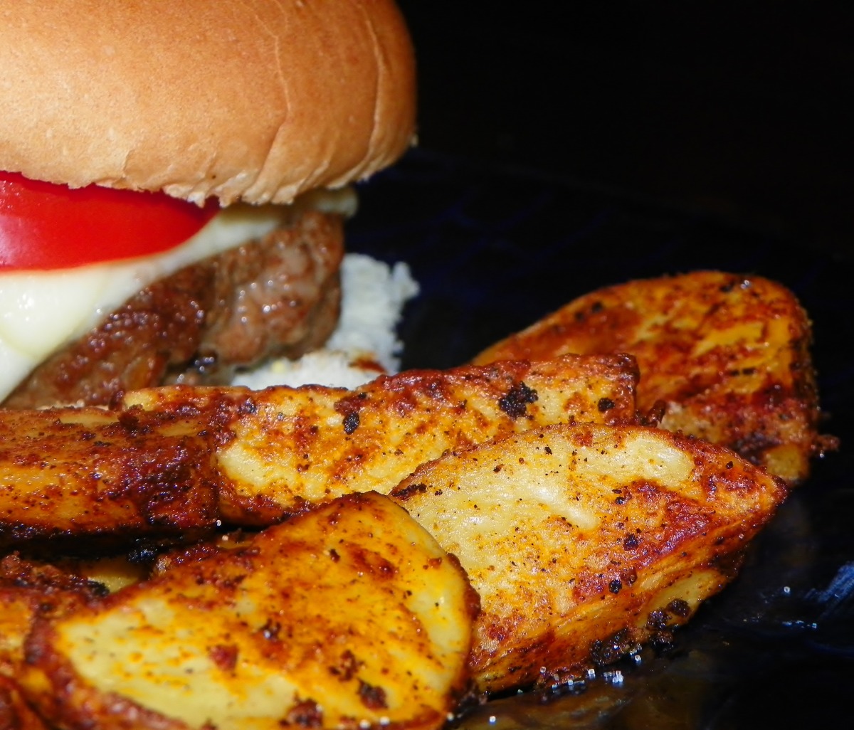 Oven-Fried Potato Wedges