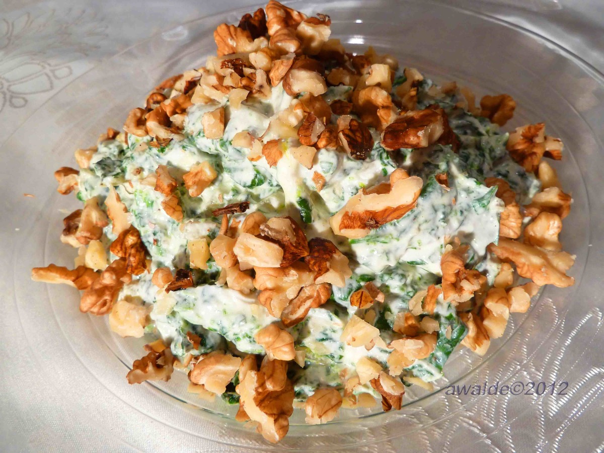 Iranian Yogurt And Spinach Dip Borani Esfanaaj Recipe Food Com