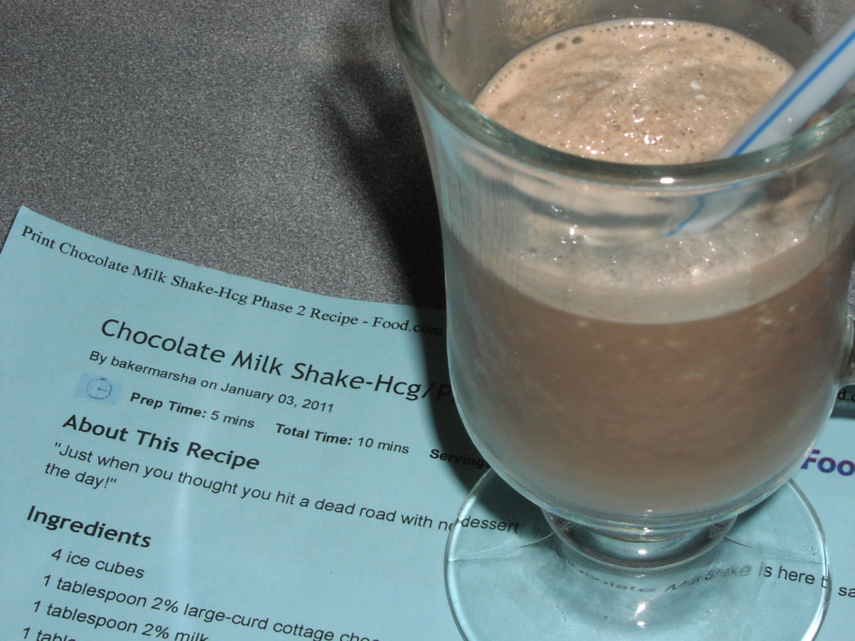 Chocolate Milk Shake-Hcg/Phase 2 image