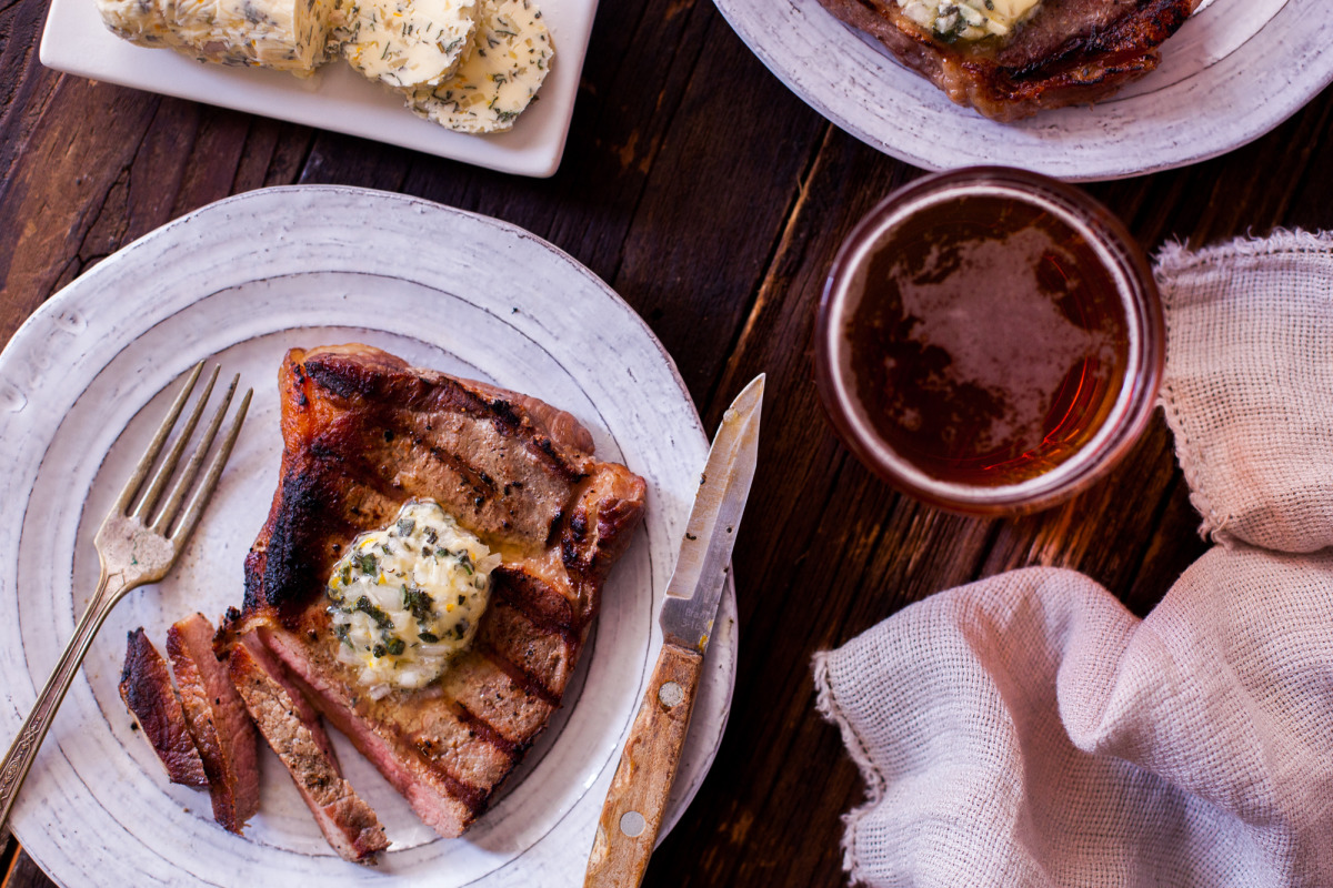 Company Steak With Bearnaise Butter
