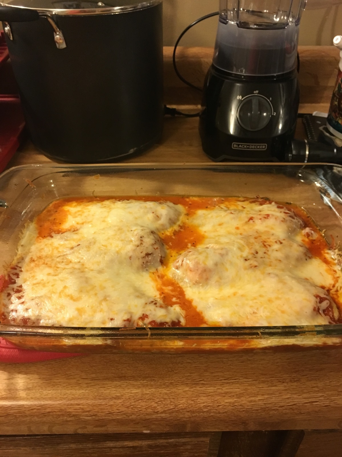 No Breading Baked Chicken Parmesan_image