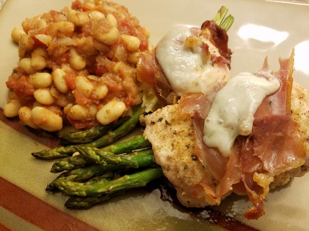 Chicken Breast Stuffed With Asparagus Provolone And Prosciutto Recipe Food Com This is why i make stuffed chicken breasts. chicken breast stuffed with asparagus provolone and prosciutto