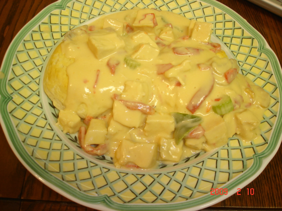 Warm Chicken A La King