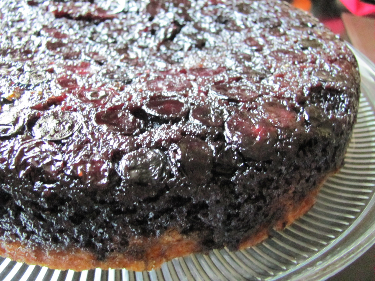 Blueberry-Lime Buttermilk Upside Down Cake