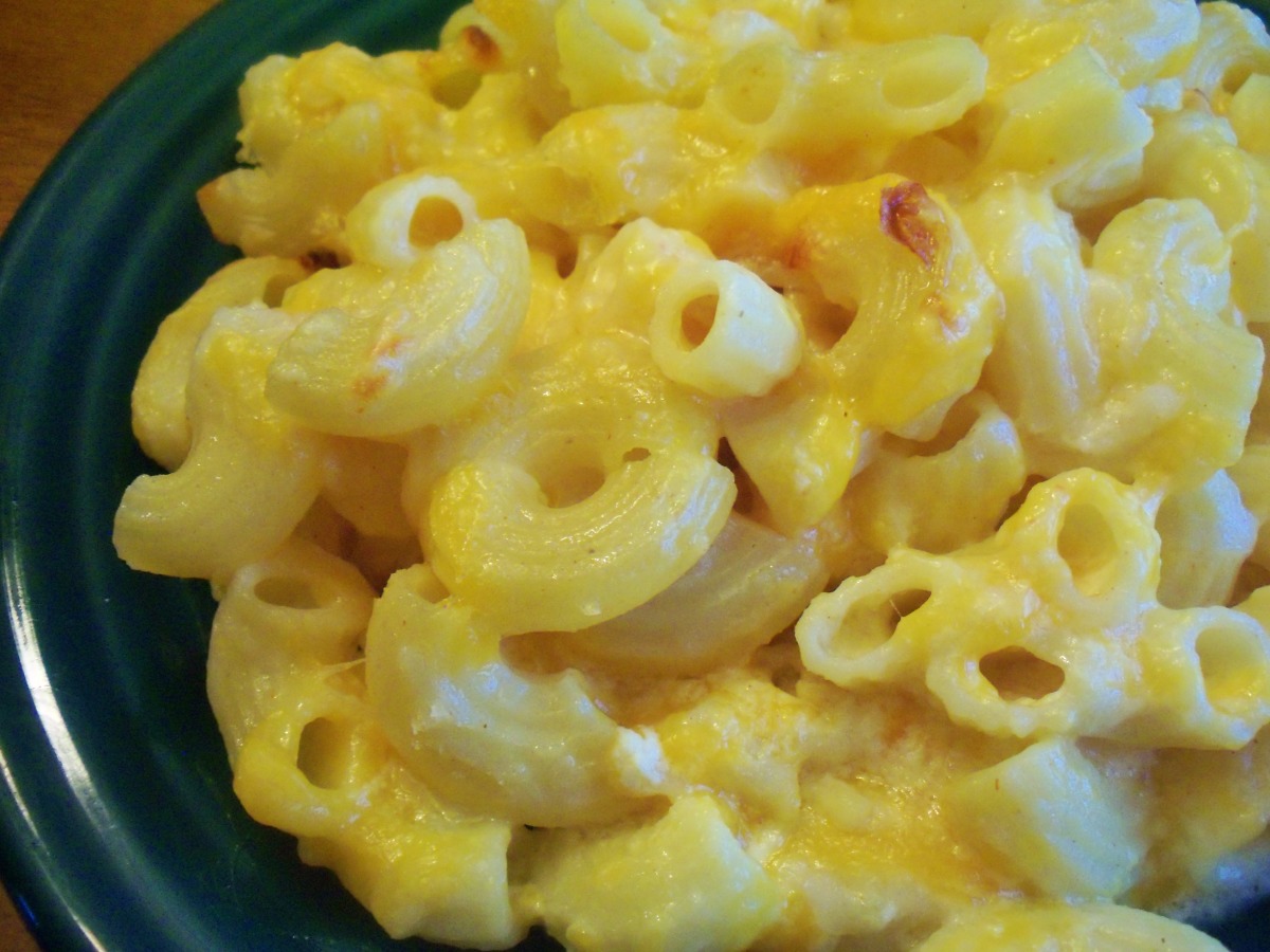 Three-Cheese Baked Macaroni and Cheese image
