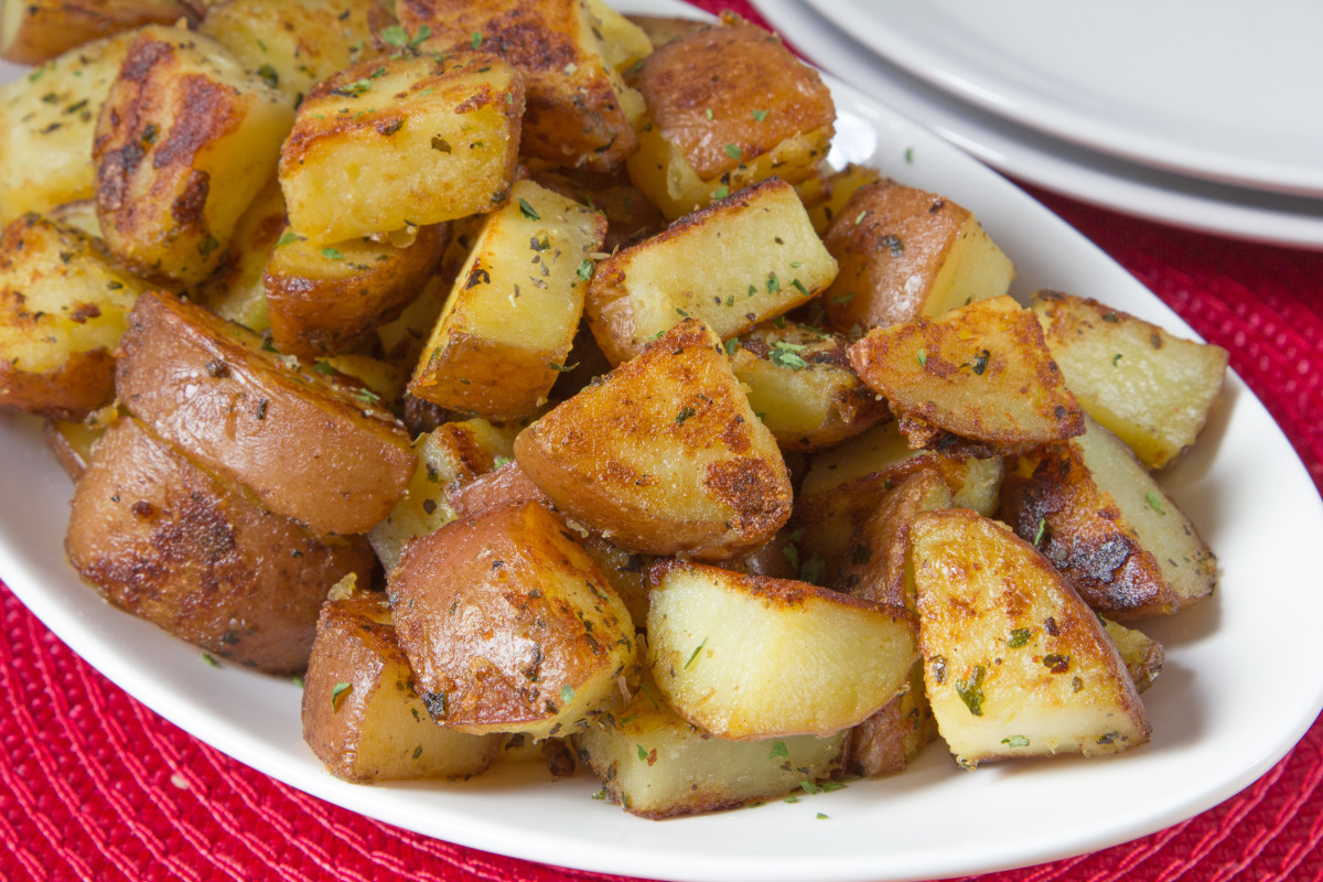 Stove-Top "roasted" Red Potatoes