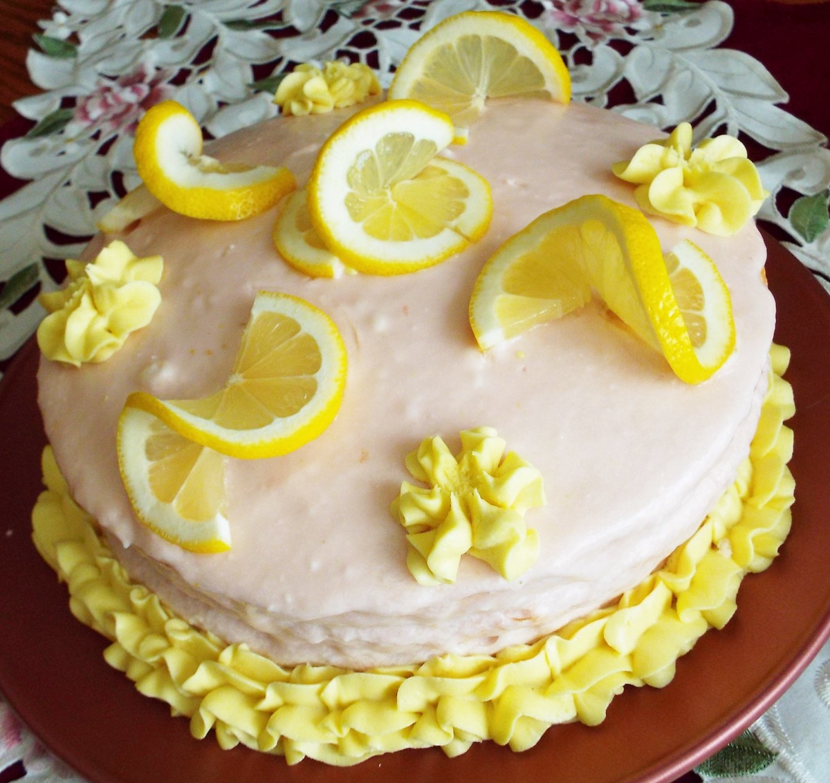 lemon shaped cake