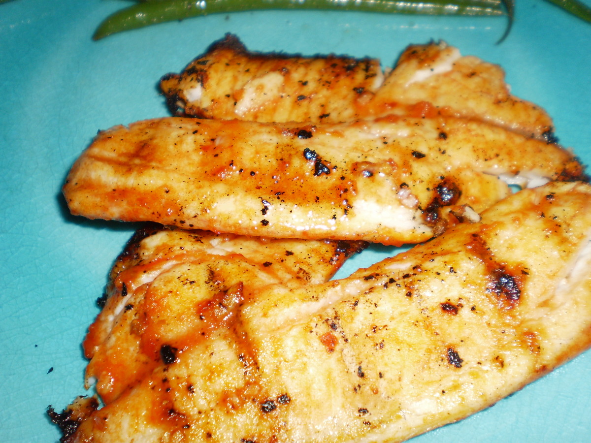 Barbecued Chilean Sea Bass With Orange_image
