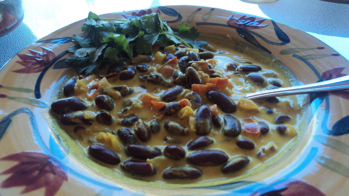 Kidney beans best sale and coconut milk