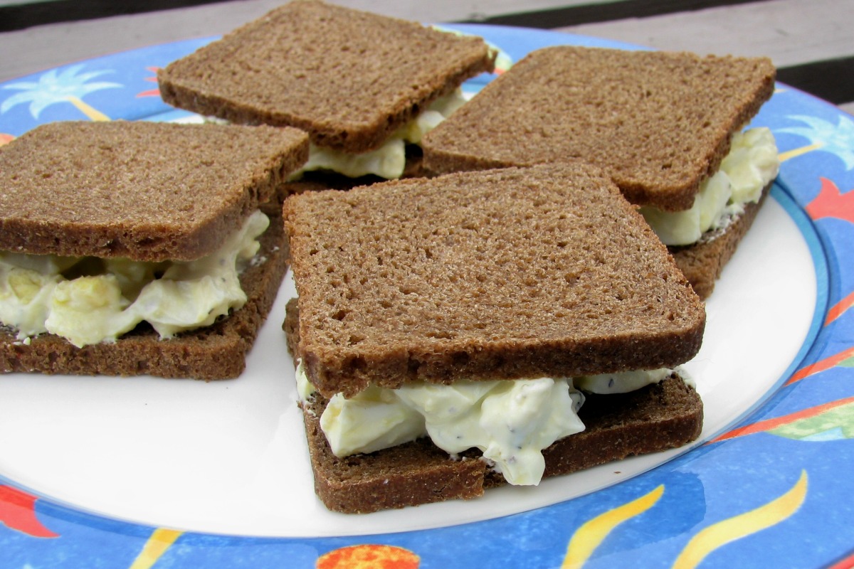 Perfect Egg Salad Finger Sandwiches image