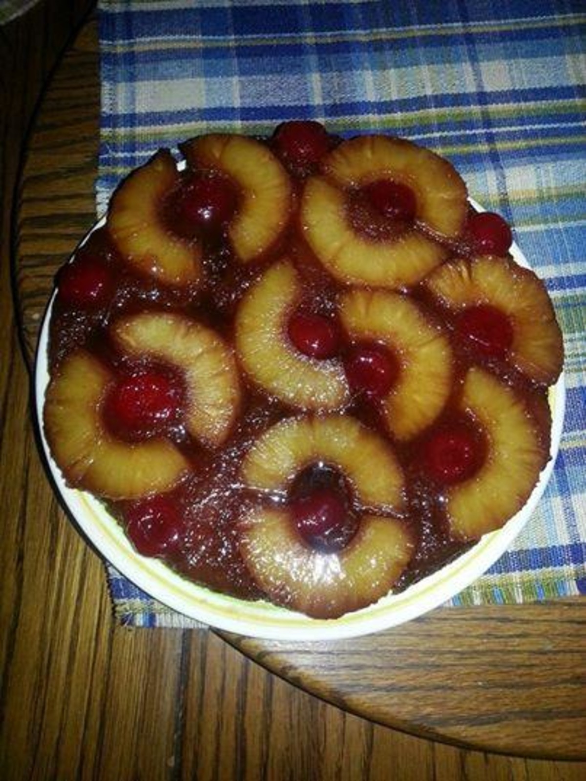 Butter Rum Pineapple Upside-Down Cake