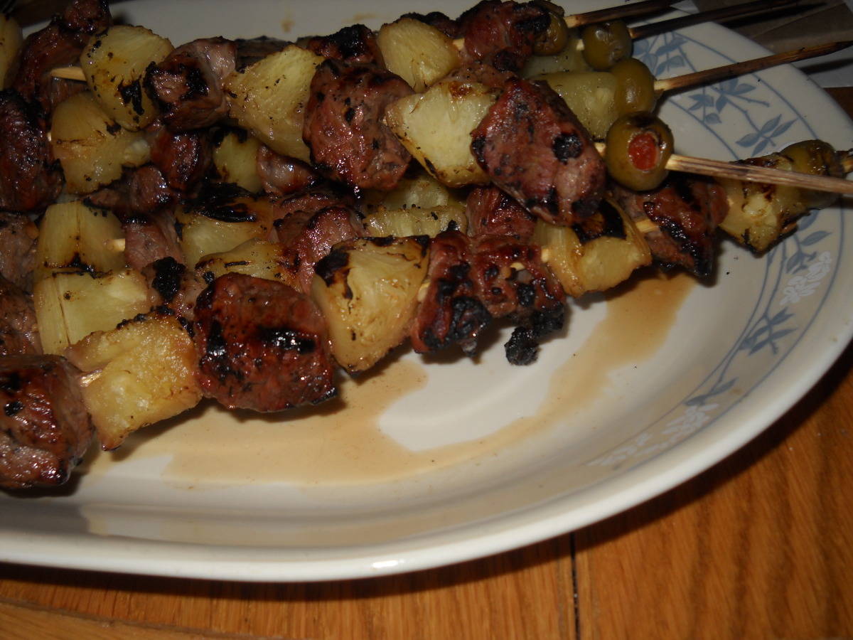 Grilled Skewered Beef