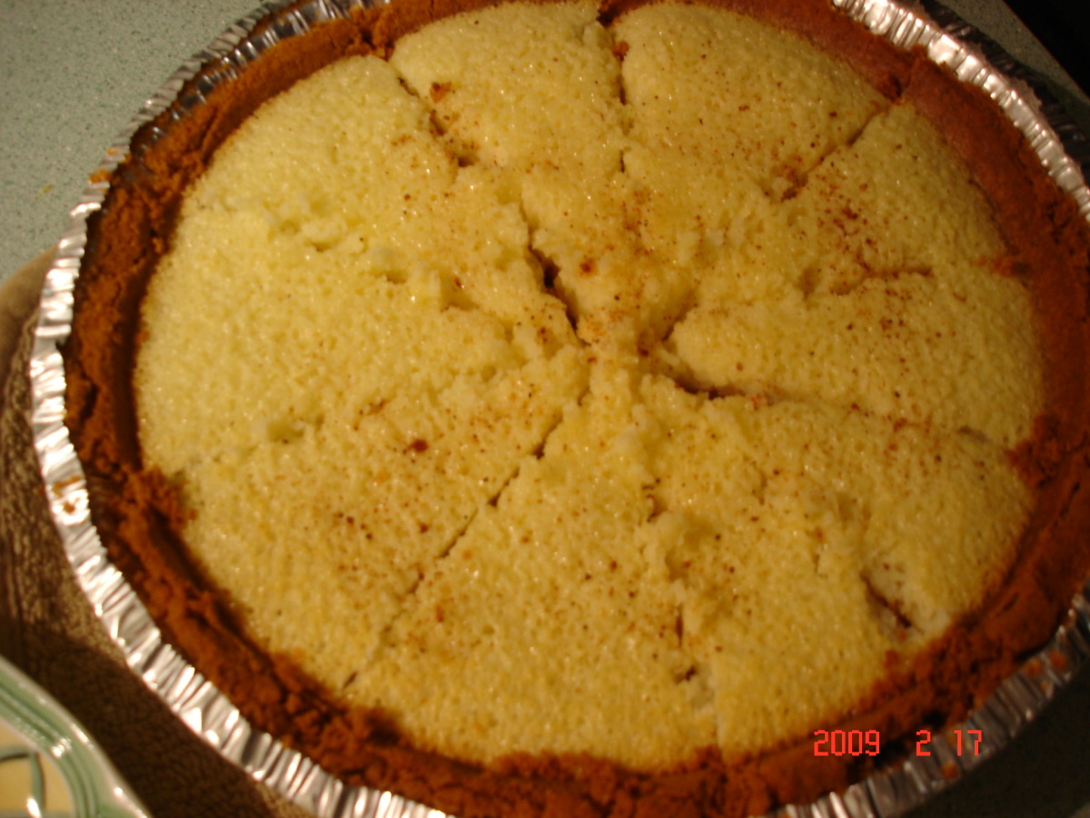 Buttermilk Pie With Gingersnap Crumb Crust Recipe
