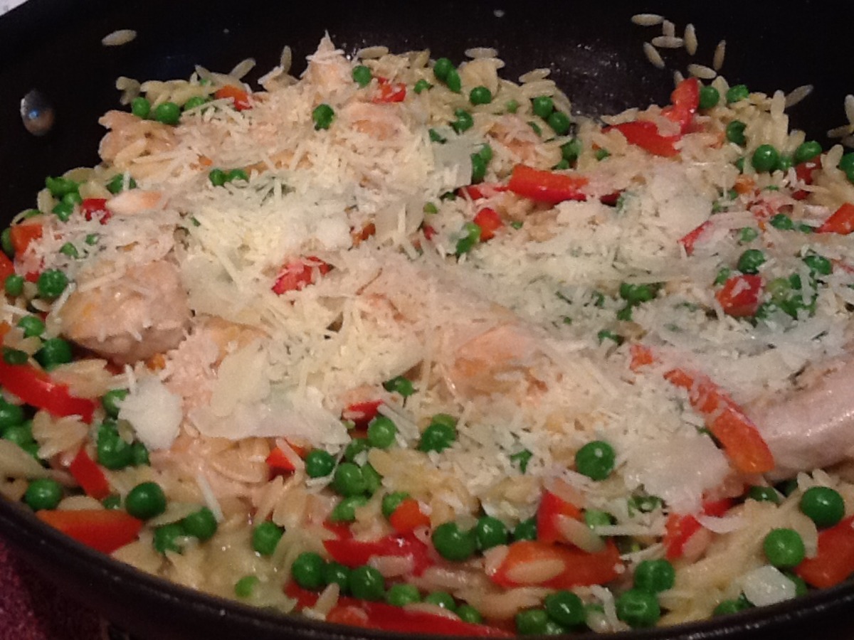 Caesar Chicken With Orzo image