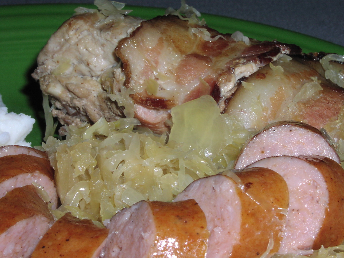 Pheasant with Sauerkraut image