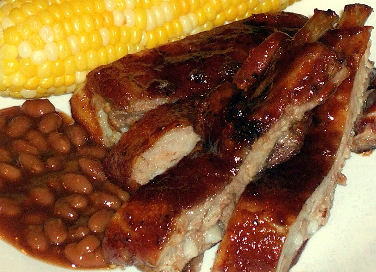 Dad's Famous Barbecue Pork Ribs image