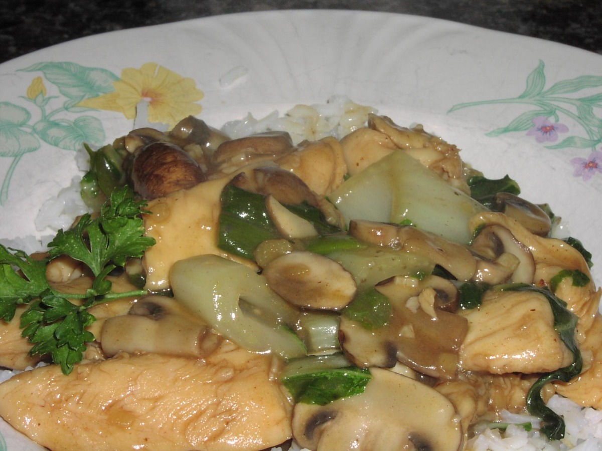 Cantonese Chicken and Mushrooms image