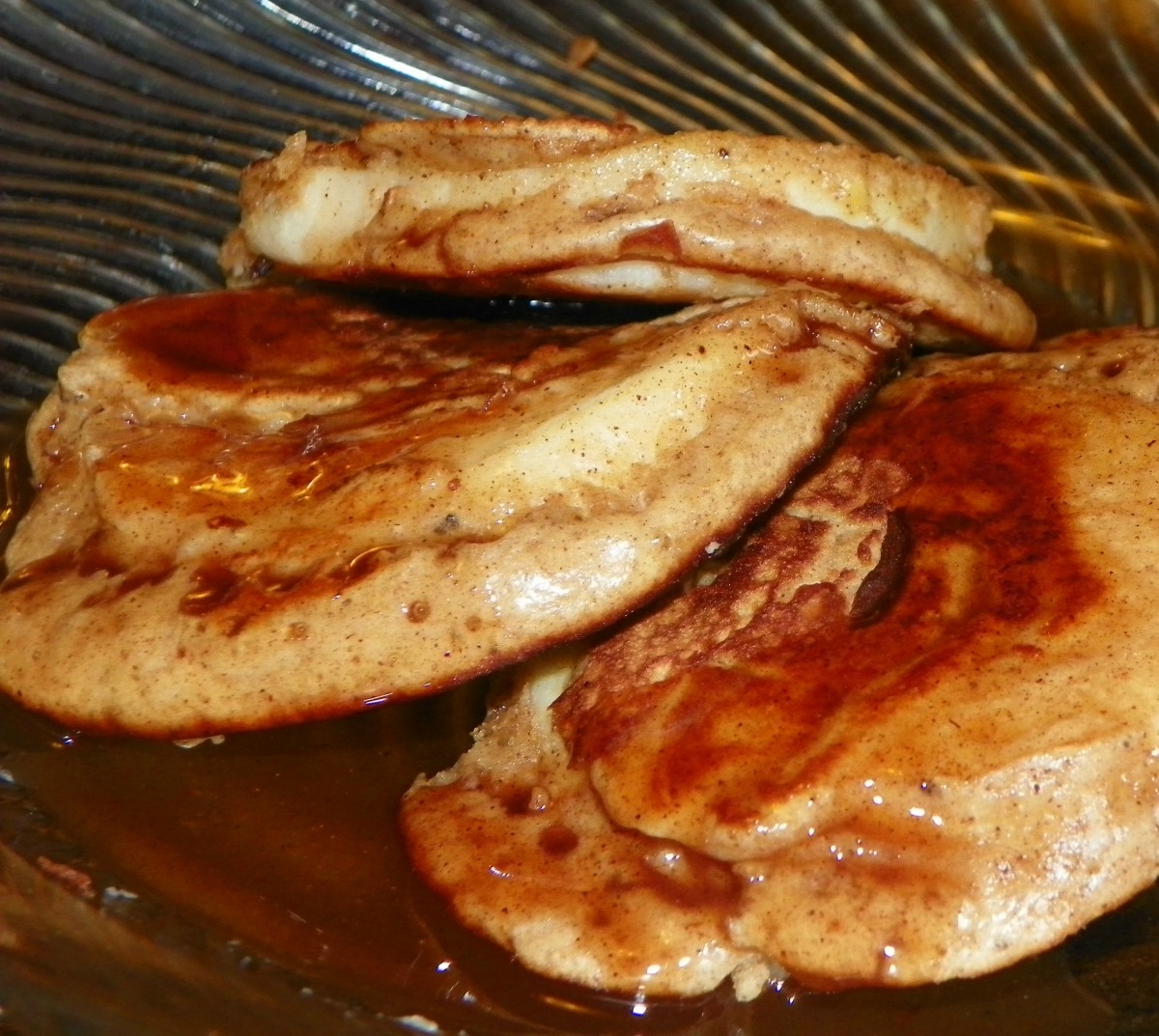 Fried Apple Pancake Rings(Carla Hall)