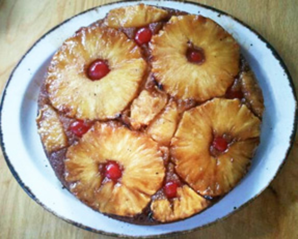 Grilled Pineapple Upside Down Cakes - One Hot Oven