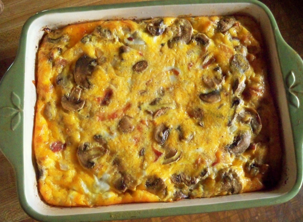 Mushroom and Egg Casserole image