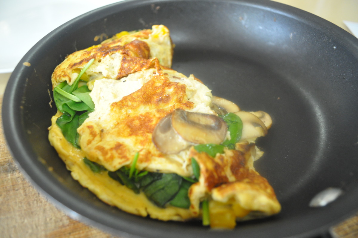 German Spinach Omelet