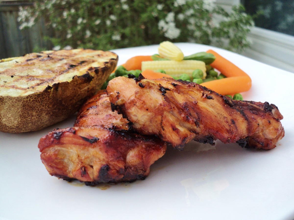 Honey glazed grilled chicken sales