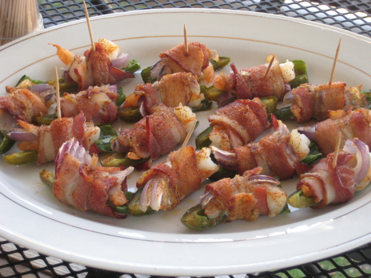 Bacon Wrapped Shrimp With Jalapenos 
