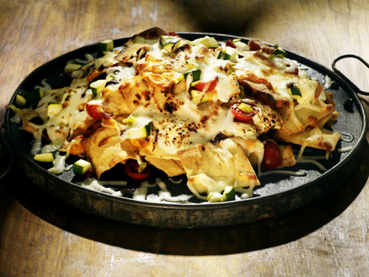 Mediterranean Nachos