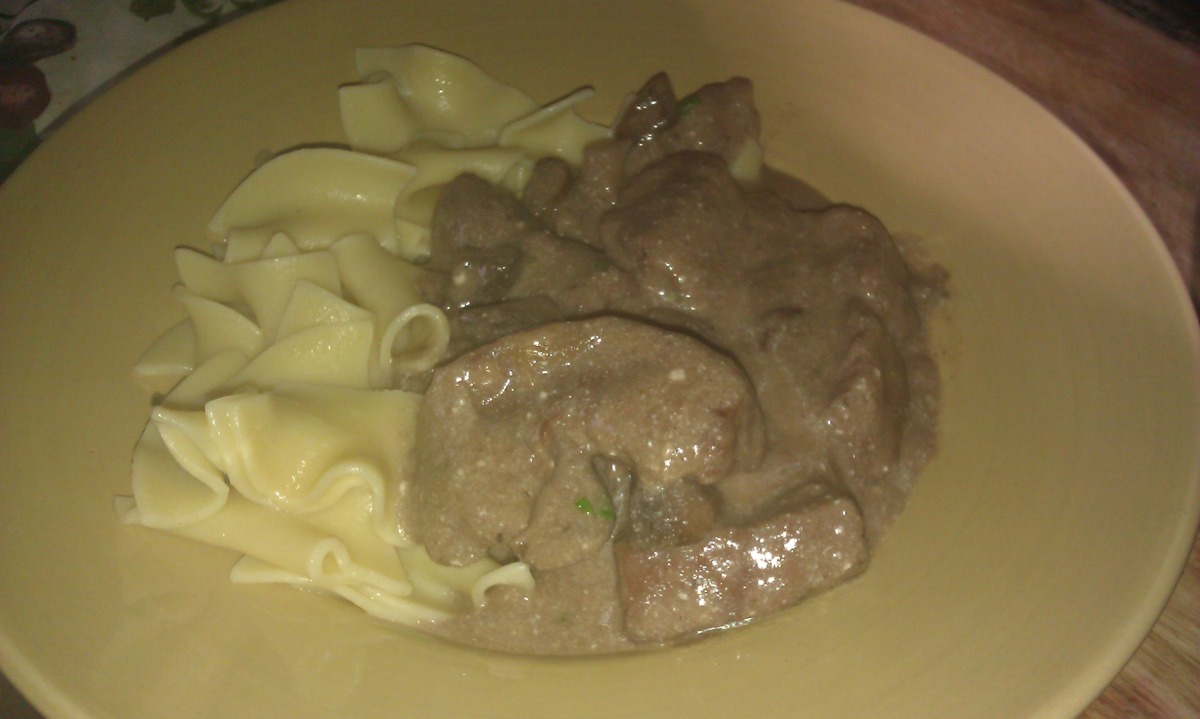 Beef Stroganoff With Mushrooms and Herbs Recipe