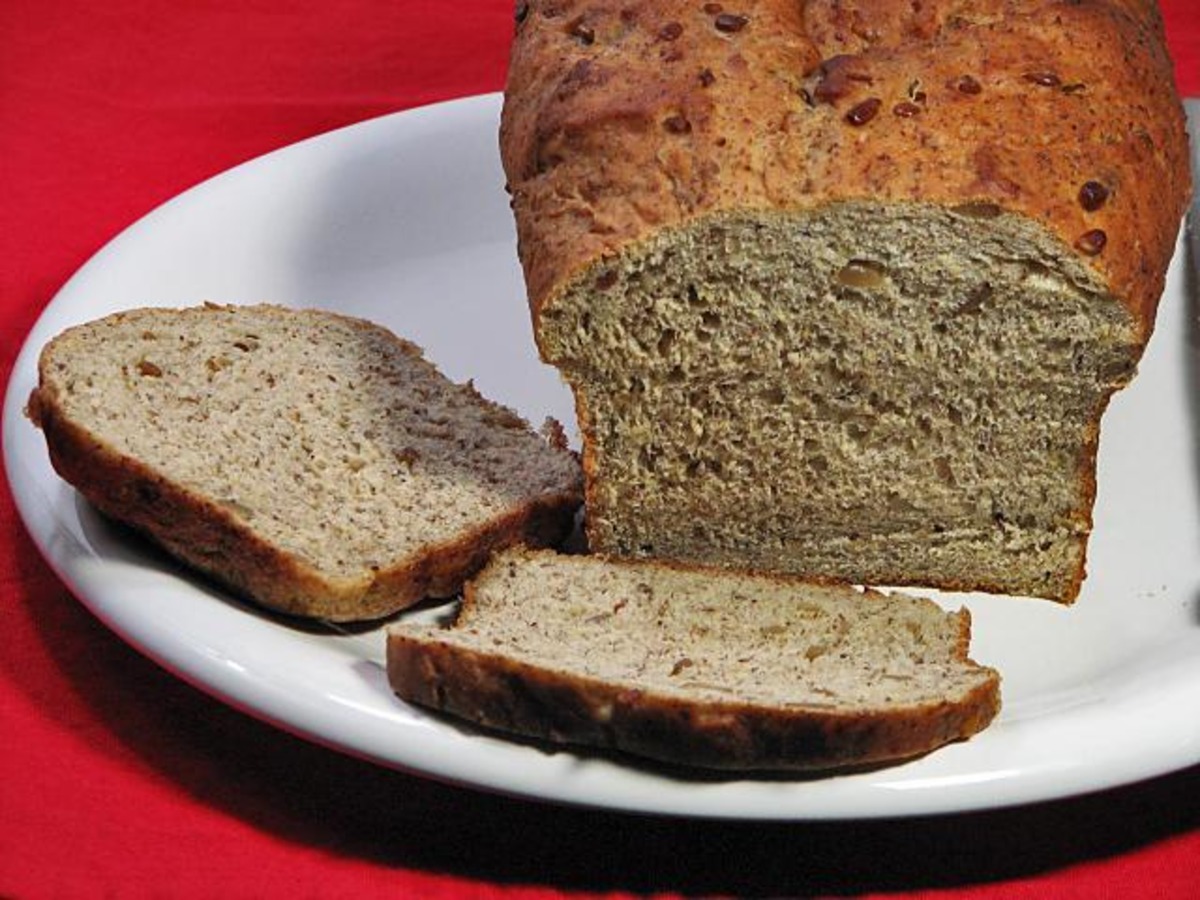 Whole Wheat Bread With Flax and Sunflower Seeds Bread Machine Recipe