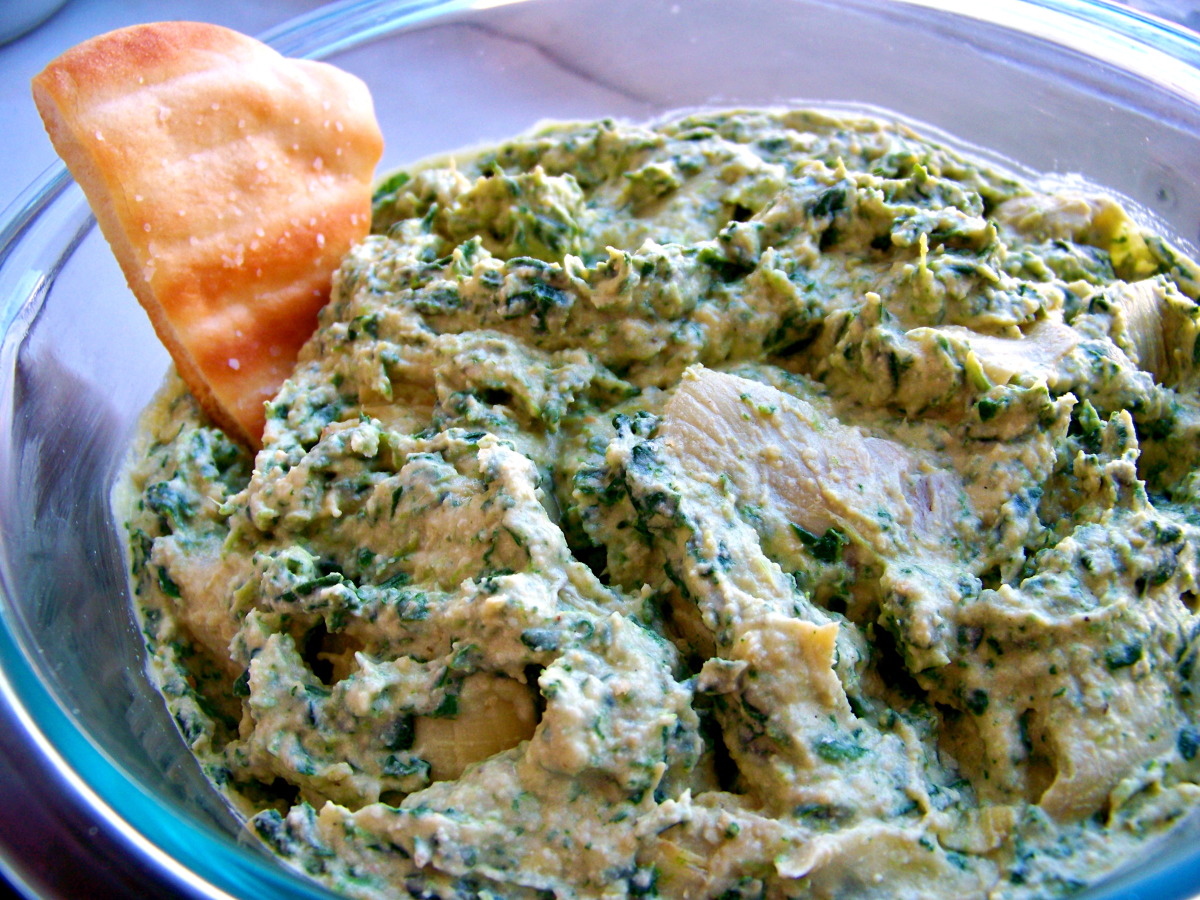 SpinachArtichoke Hummus Recipe