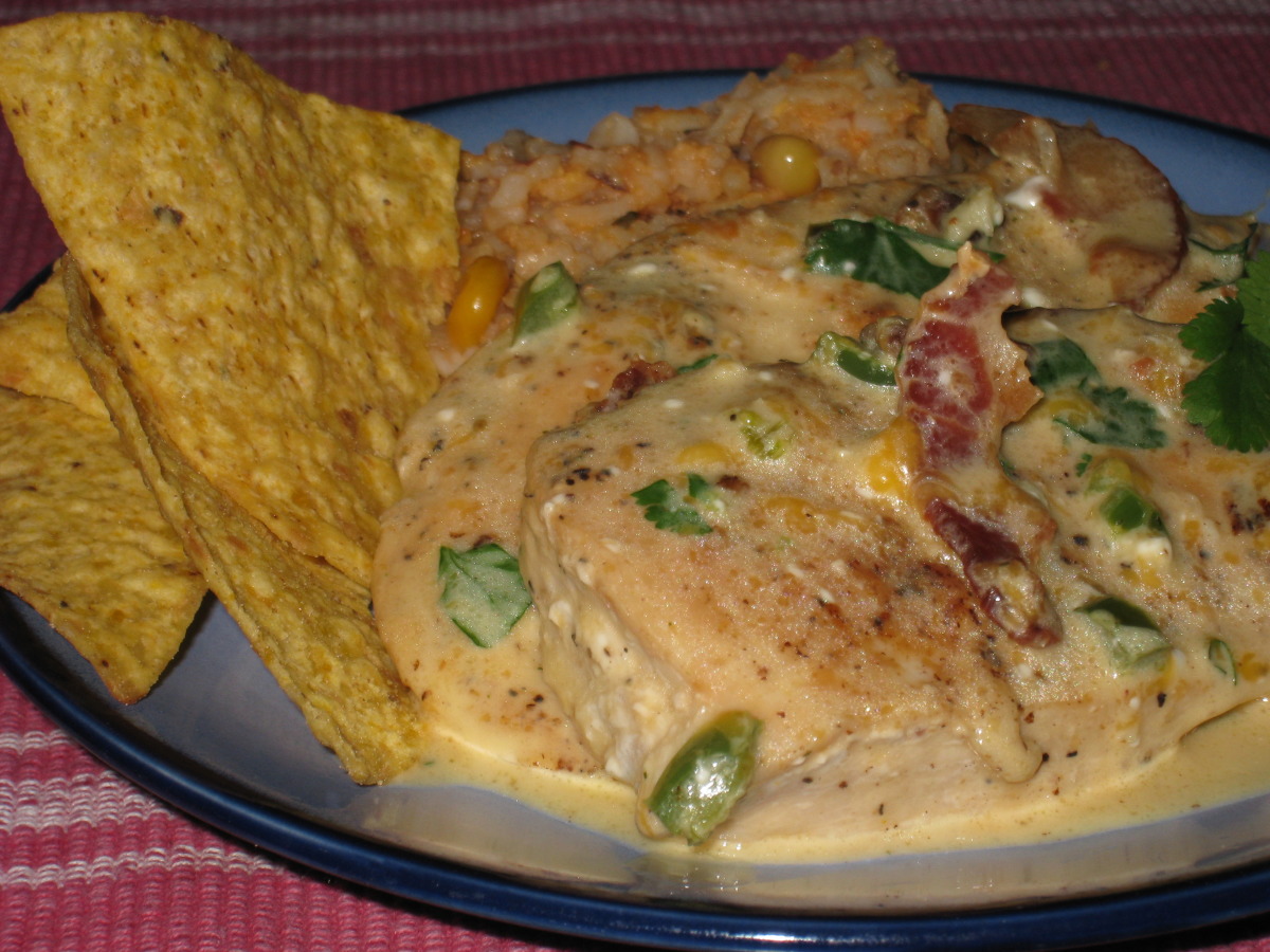 Chicken With Jalapeno Popper Sauce