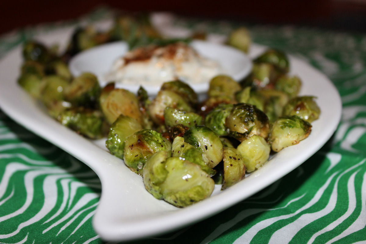 Crispy Brussels Sprouts With Garlic Aioli Recipe