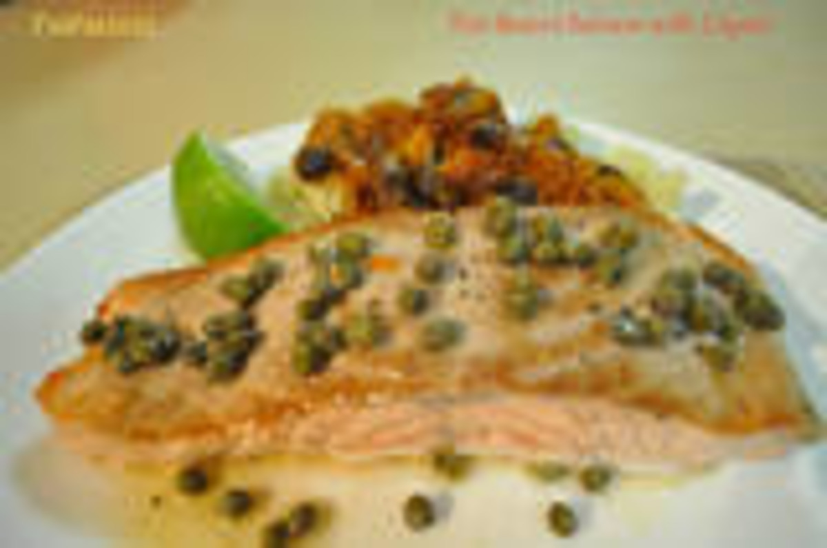 Pan Seared Salmon With Capers Recipe - Food.com