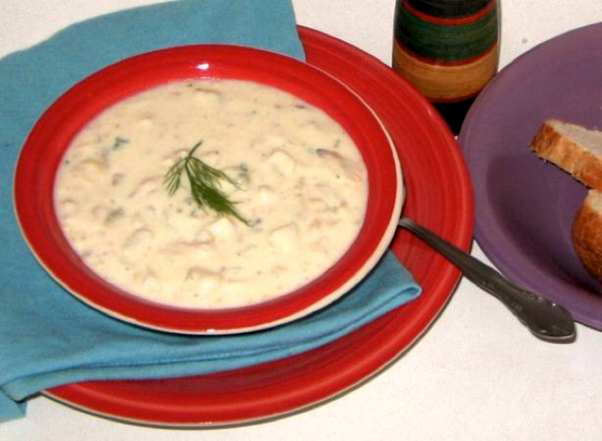 Creamy Alfredo Clam Chowder