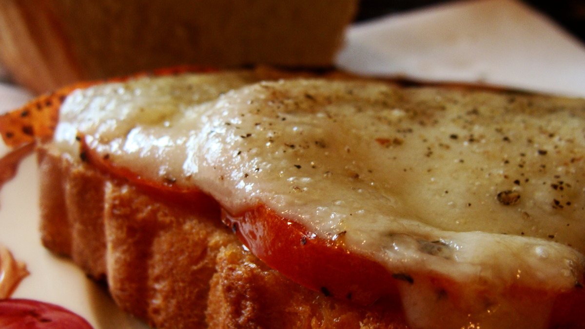 Roasted Tomato and Swiss Cheese Sandwich image