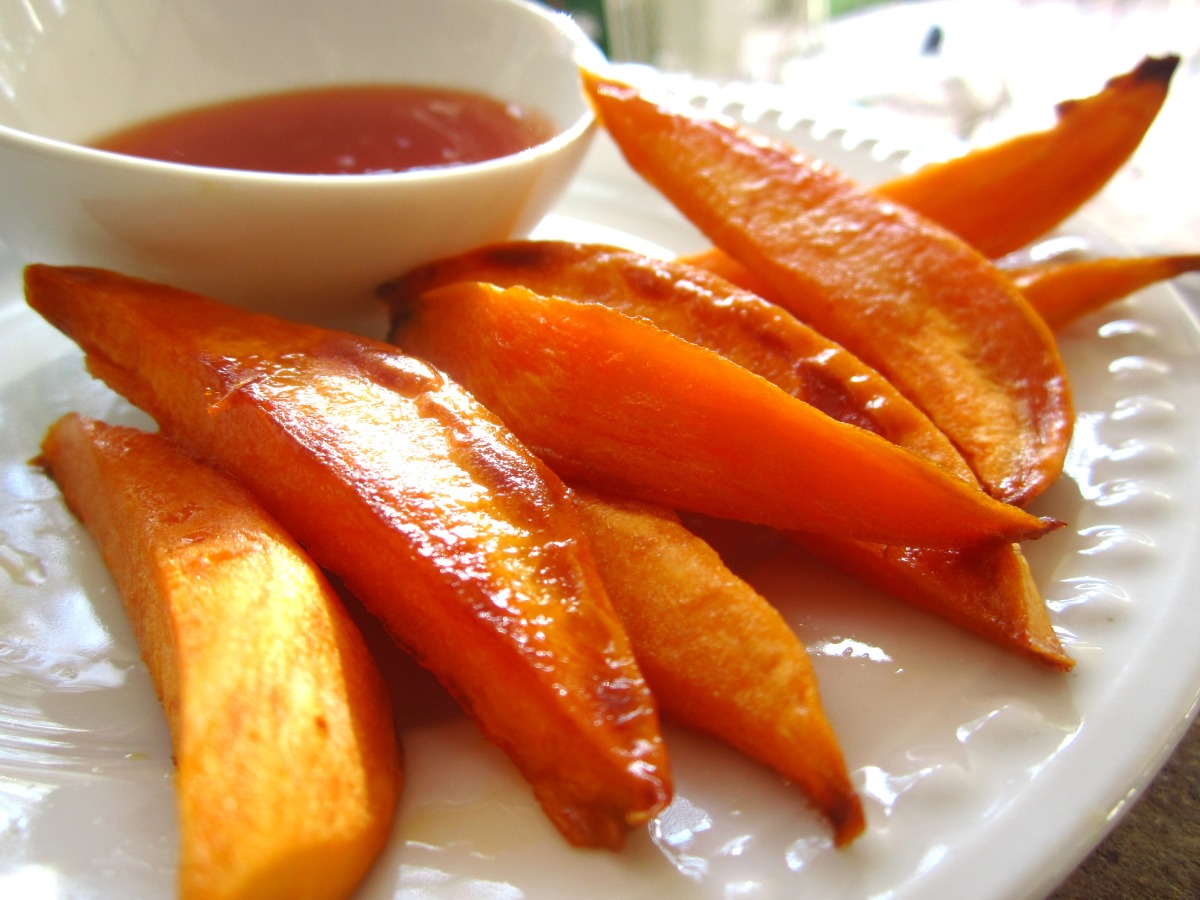 Agave Roasted Sweet Potatoes - Vegan-image