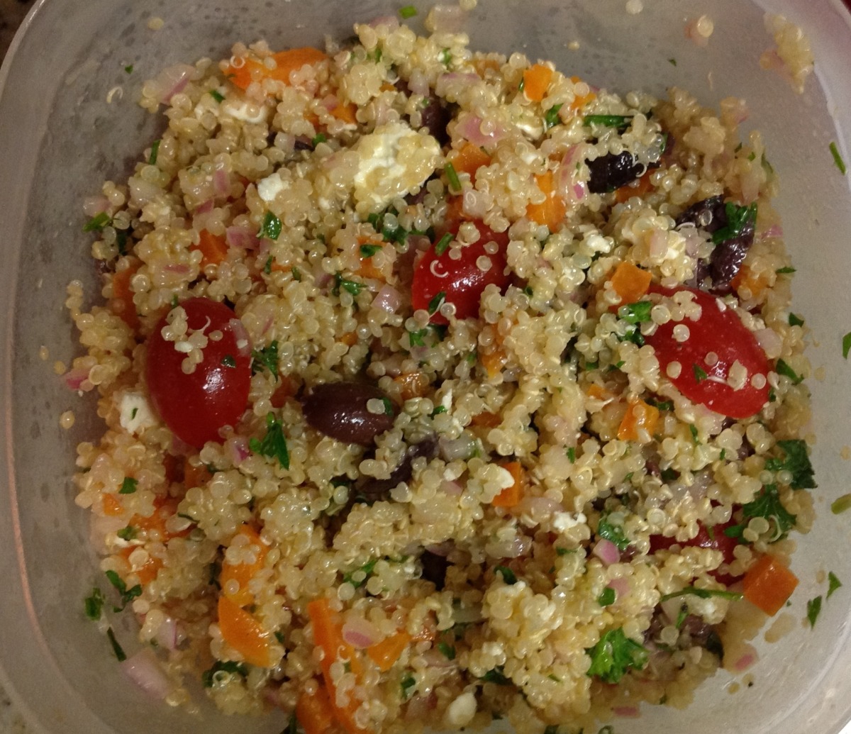 Mediterranean Quinoa Salad image