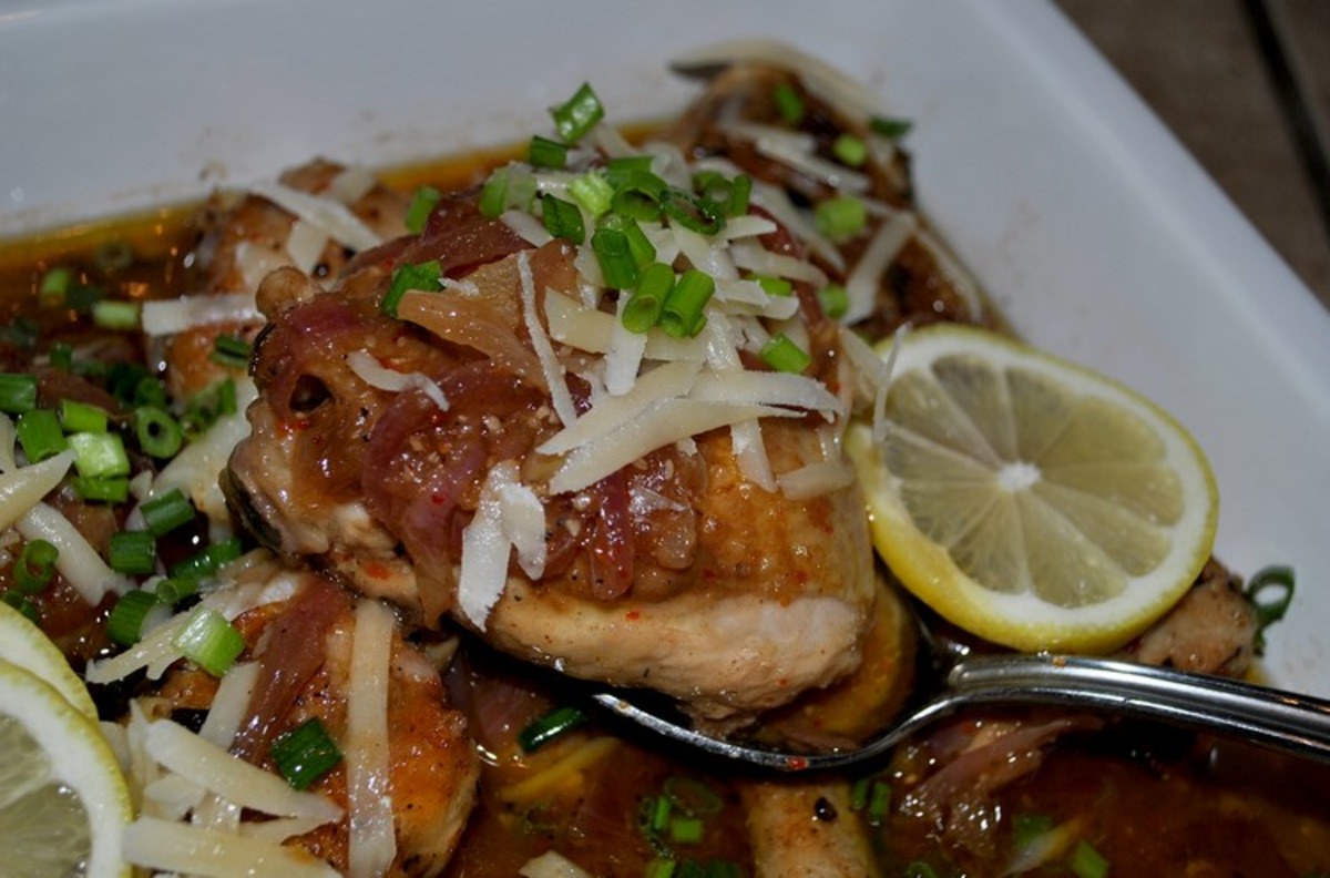 Chicken Thighs in a Wine and Lemon Sauce Recipe Food com